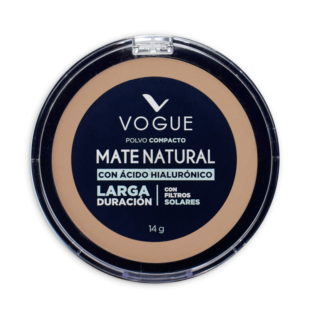 Polvo Compacto Vogue Mate Natural x14g
