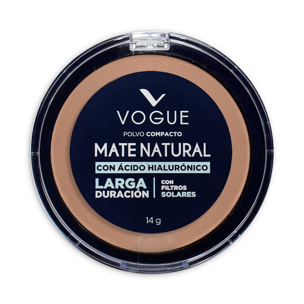 Polvo Compacto Vogue Mate Natural x14g