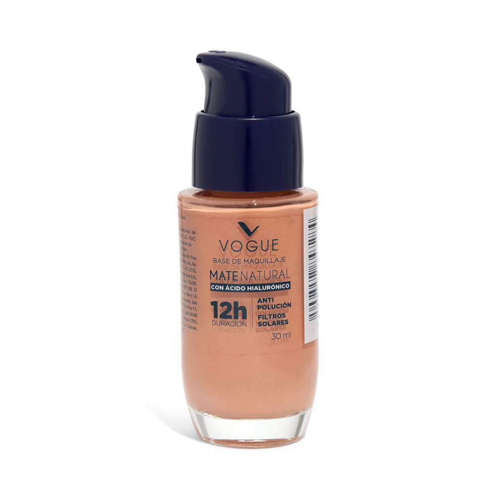 Base Líquida Mate Natural Vogue x30ml