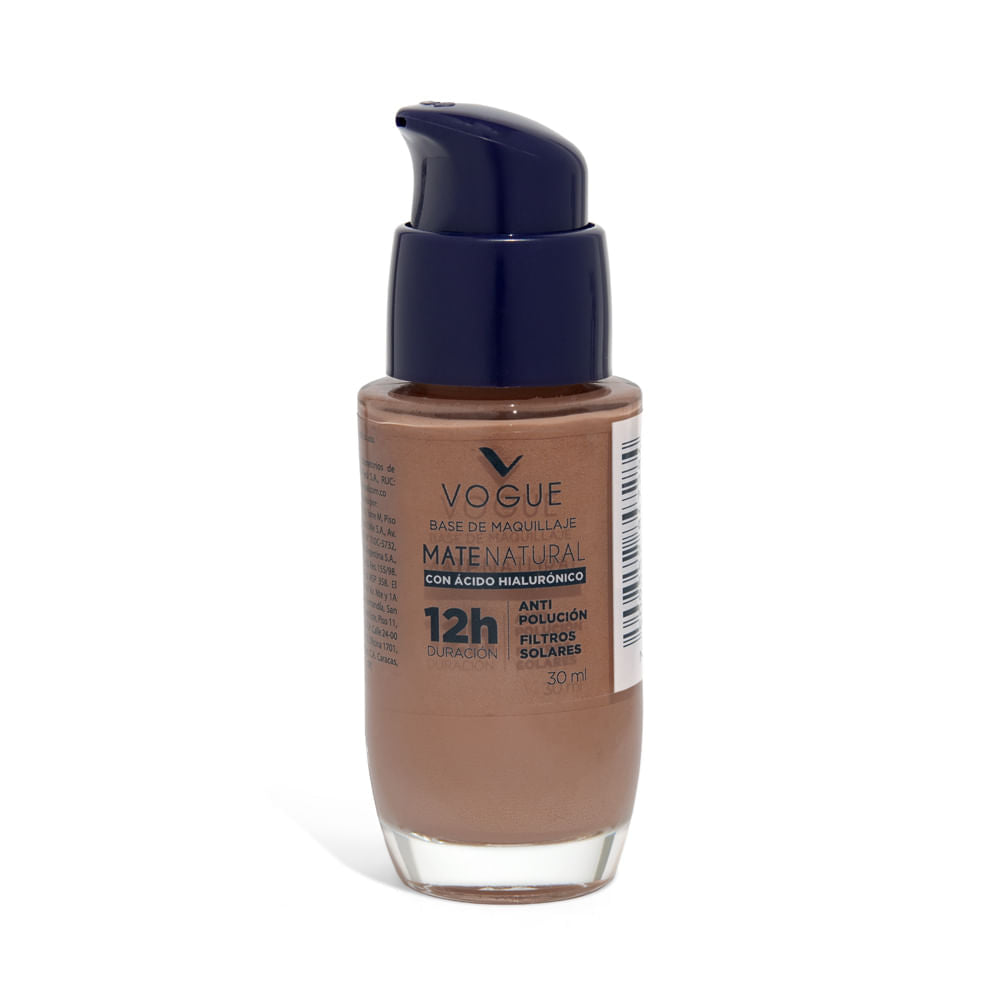 Base Líquida Mate Natural Vogue x30ml