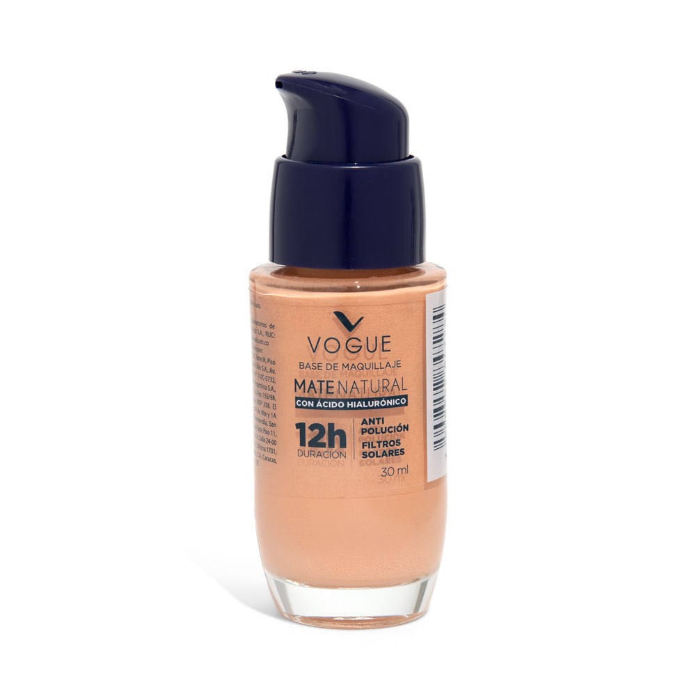 Base Líquida Mate Natural Vogue x30ml