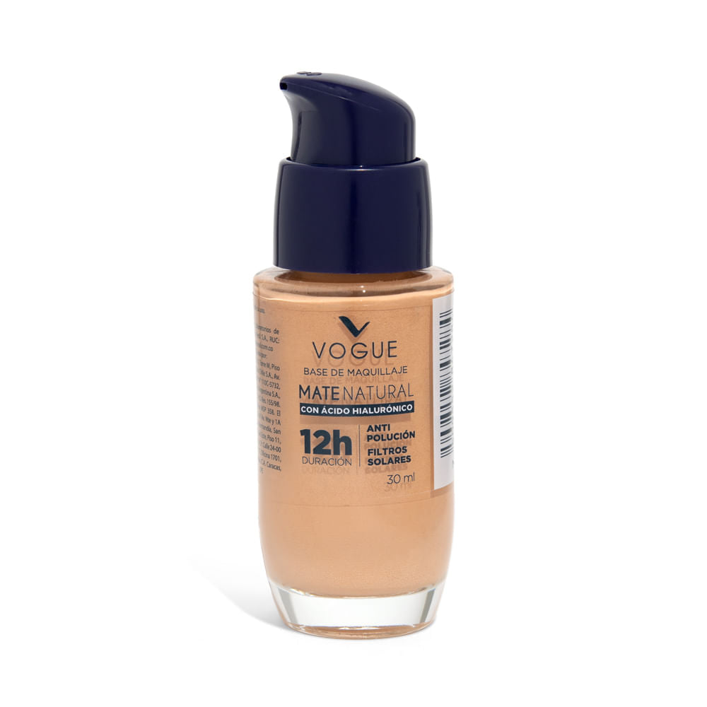 Base Líquida Mate Natural Vogue x30ml