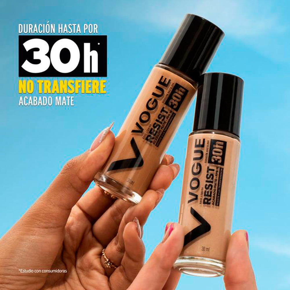Base Líquida Vogue Resist 30h 30ml
