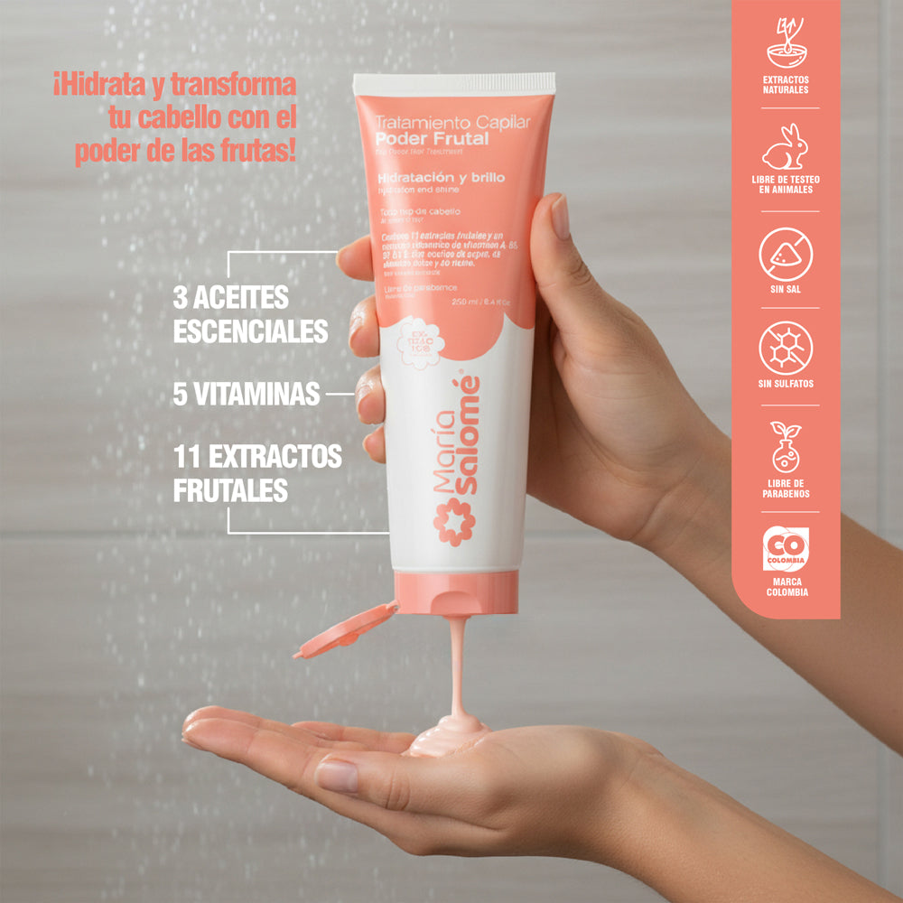 Tratamiento Capilar Maria Salomé Poder Frutal 250ml