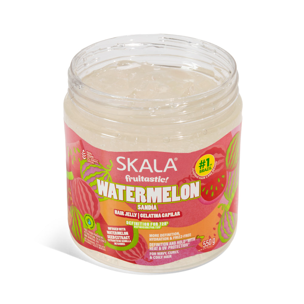 Gel Capilar Skala Fruitastic Watermelon Hair Jelly Gelatina 550g