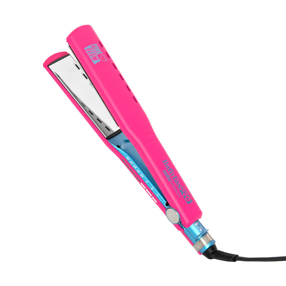 Plancha alisadora Babyliss Vented de 1 1/2 pulgadas Pink Glow