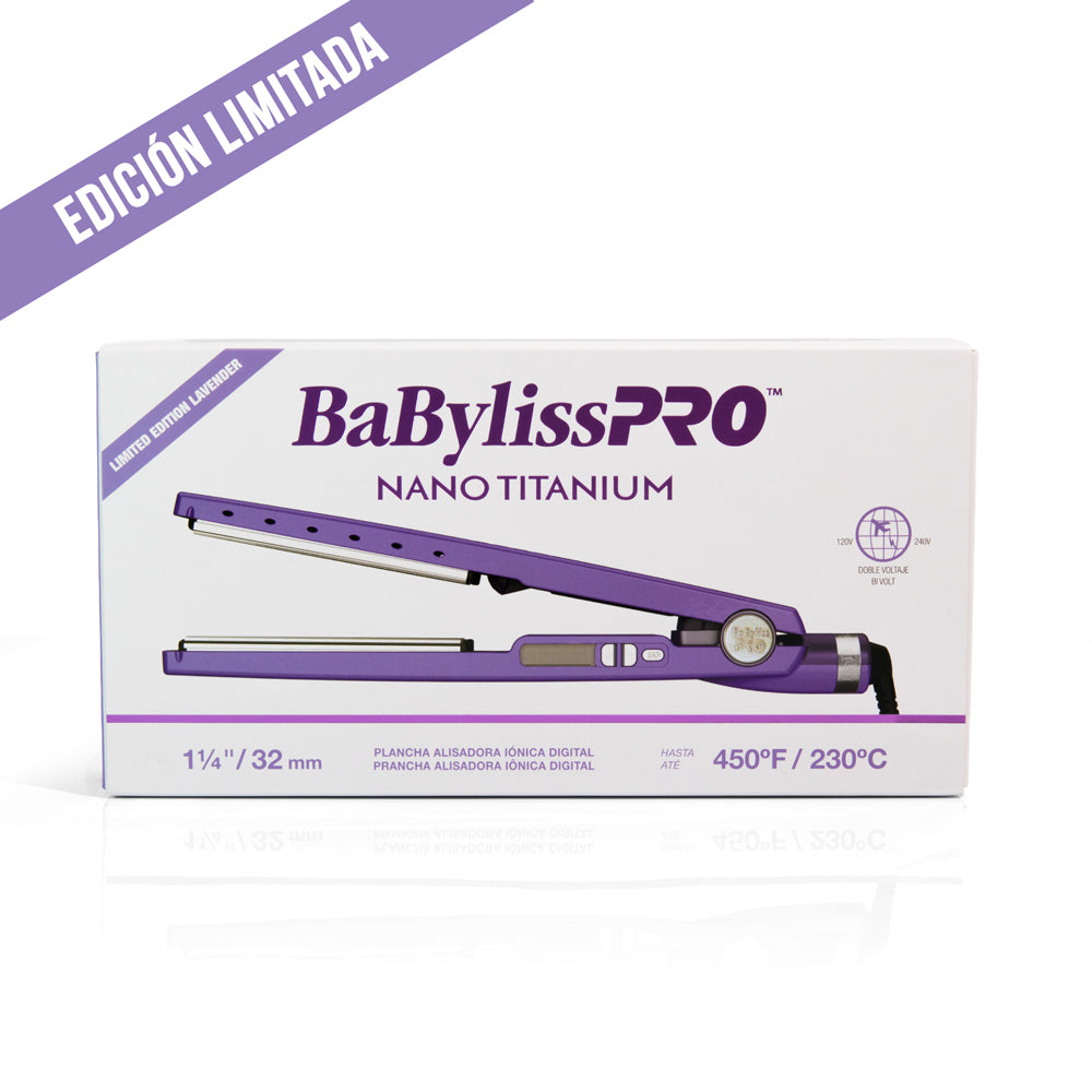 Plancha Ionica Digital Babyliss Lavanda1 1/4" 32 mm