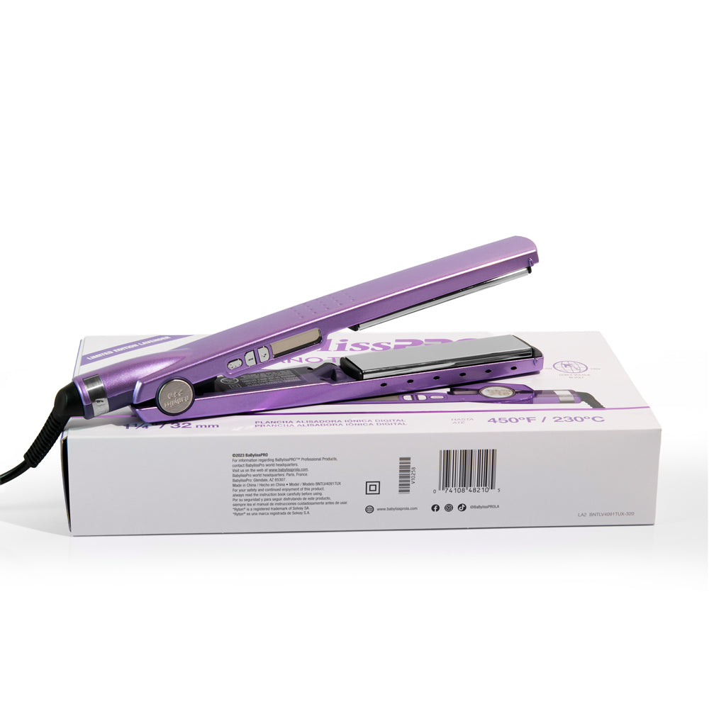 Plancha Ionica Digital Babyliss Lavanda1 1/4" 32 mm