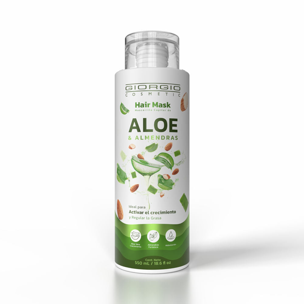 Mascarilla Capilar Aloe y Almendra x550ml Giorgio