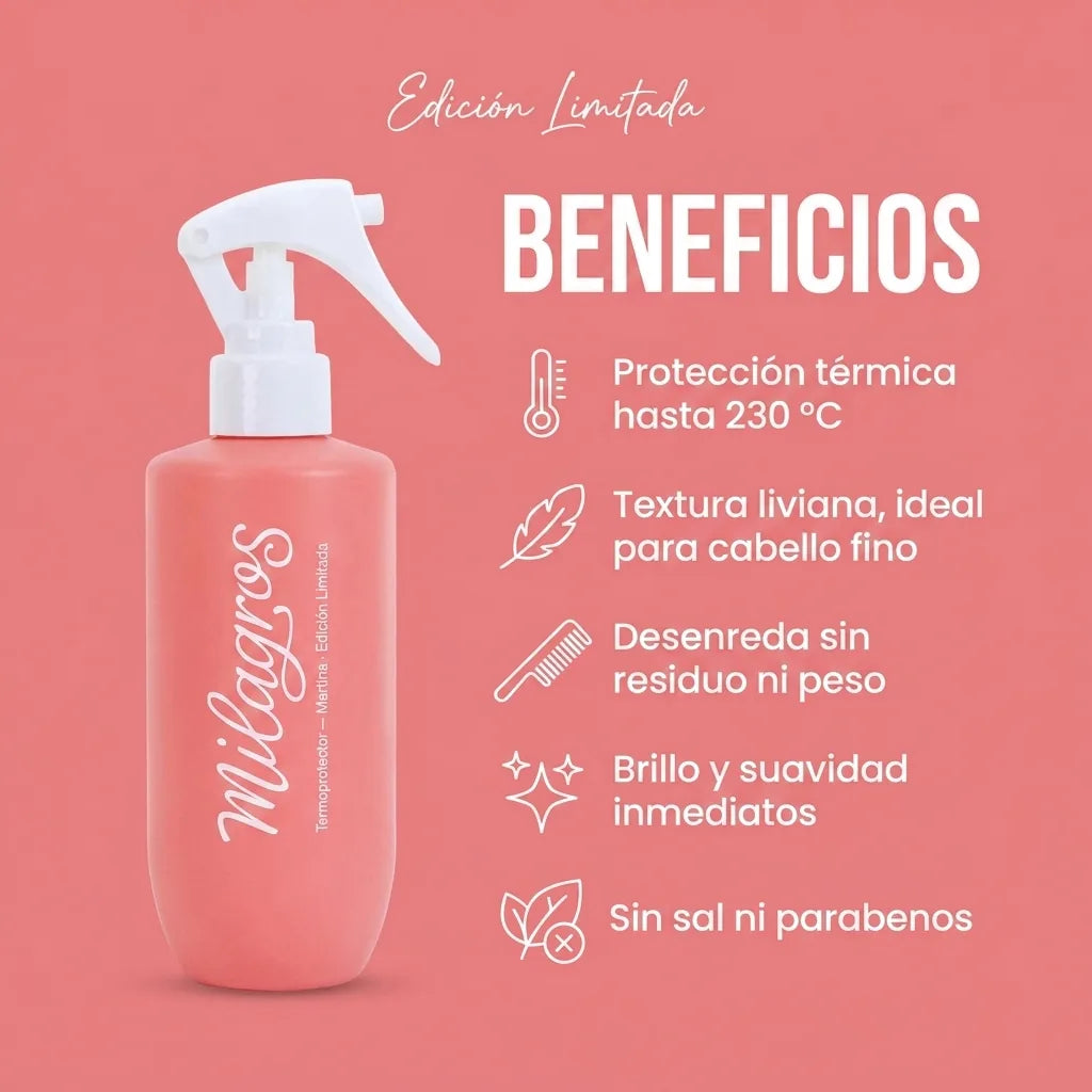 Desenredante Termoprotector Martina x250g Milagros