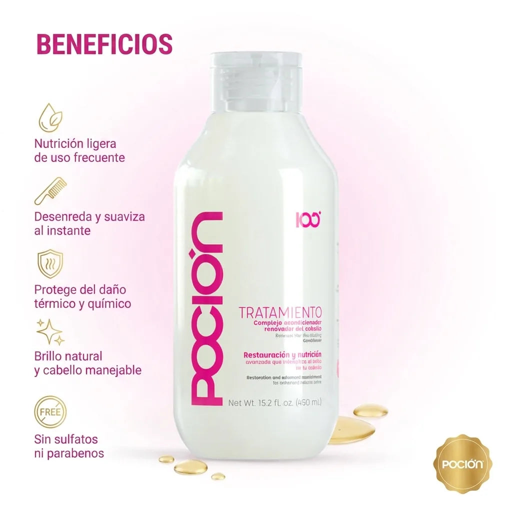 Tratamiento Capilar Reparador Poción x440ml