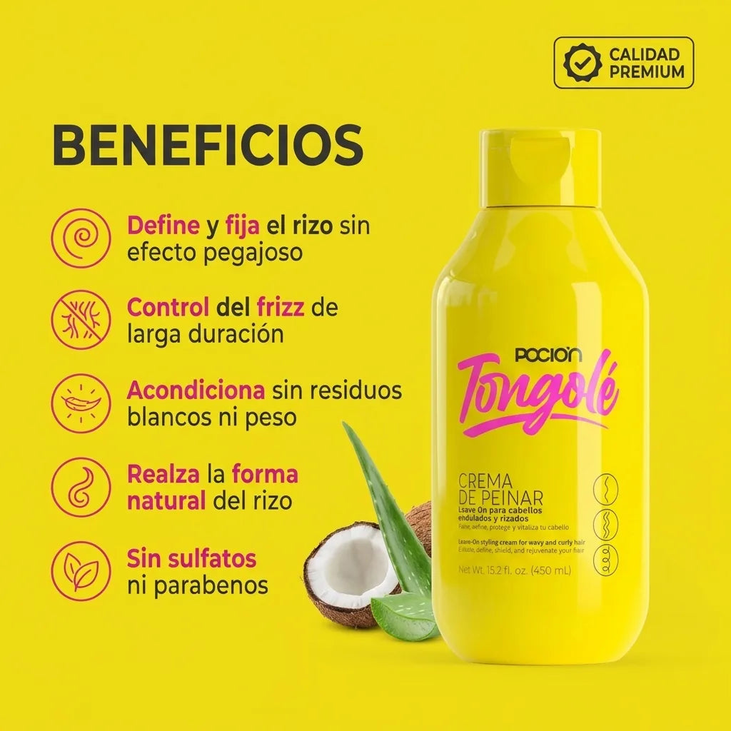 Leave On Poción Tongolé Rizos x440ml