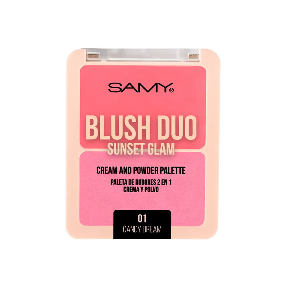 Rubor 2 en 1 Sunset Glam x7.4g Samy