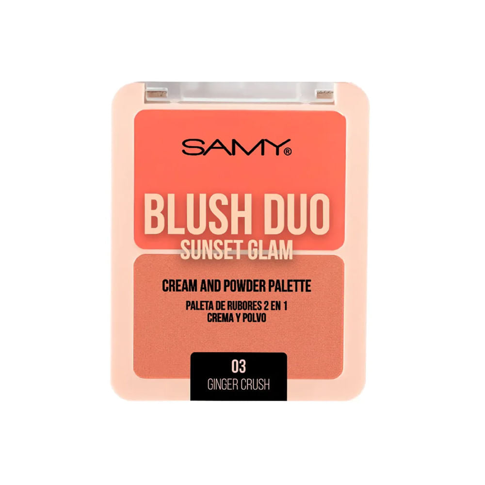 Rubor 2 en 1 Sunset Glam x7.4g Samy