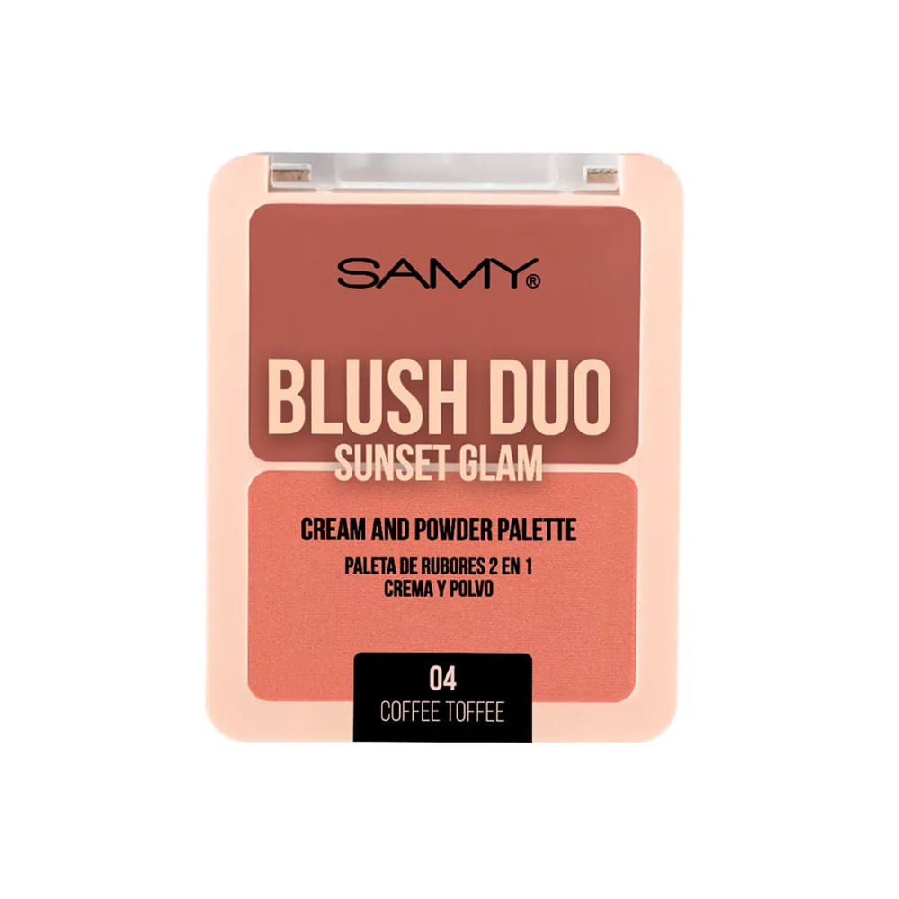 Rubor 2 en 1 Sunset Glam x7.4g Samy
