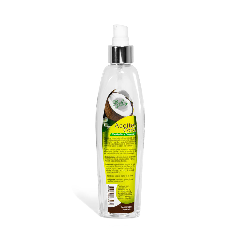 Aceite Corporal Bell Franz Coco