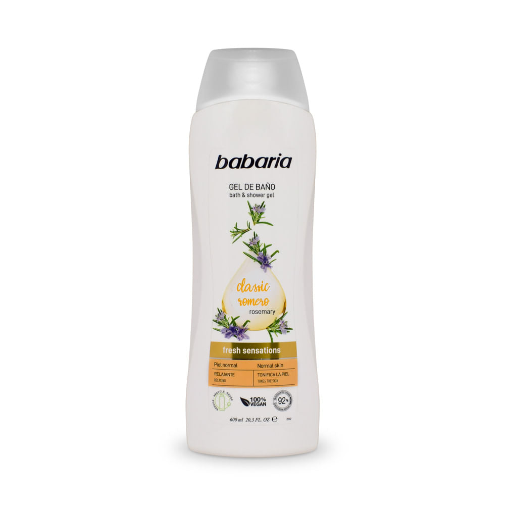 Gel de Baño Babaria Classic Tonificante x600ml