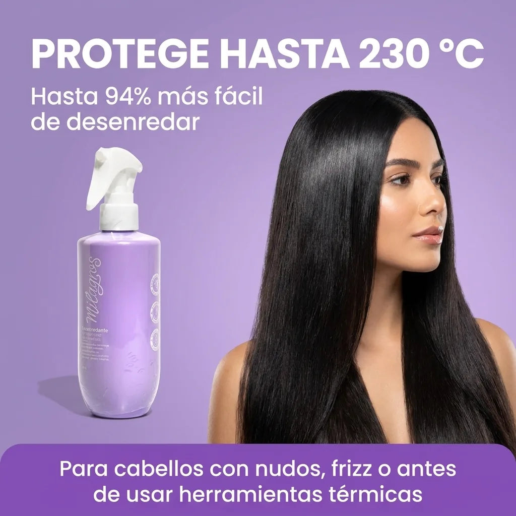 Termoprotector desenredante capilar Milagros x250g