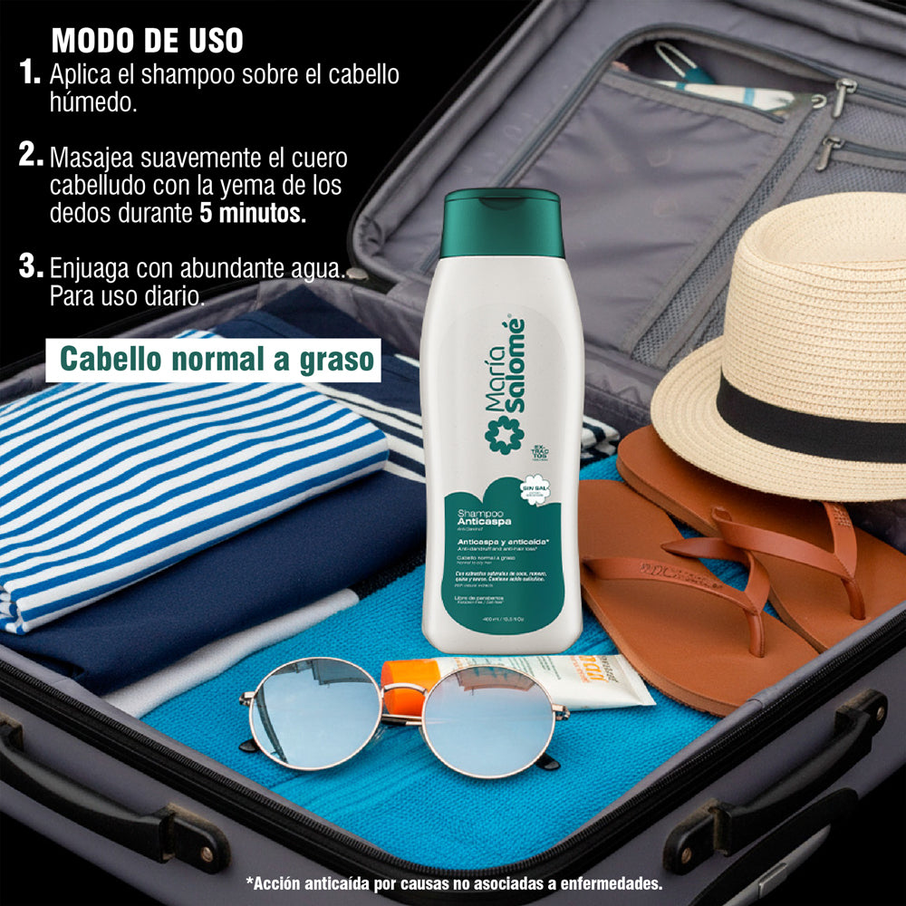 Shampoo María Salomé Control Caspa x400ml