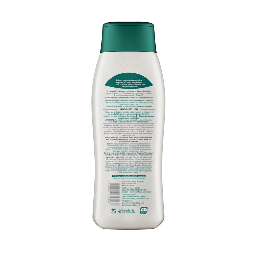 Shampoo María Salomé Control Caspa x400ml