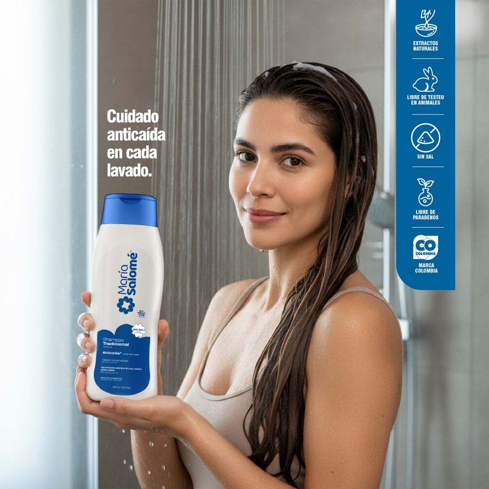 Shampoo María Salomé Prevención Caída x400ml