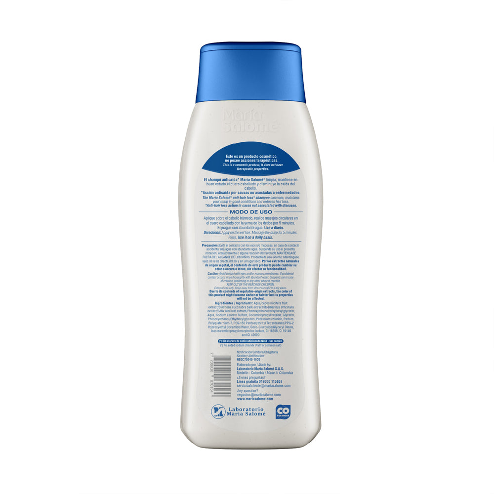 Shampoo María Salomé Prevención Caída x400ml
