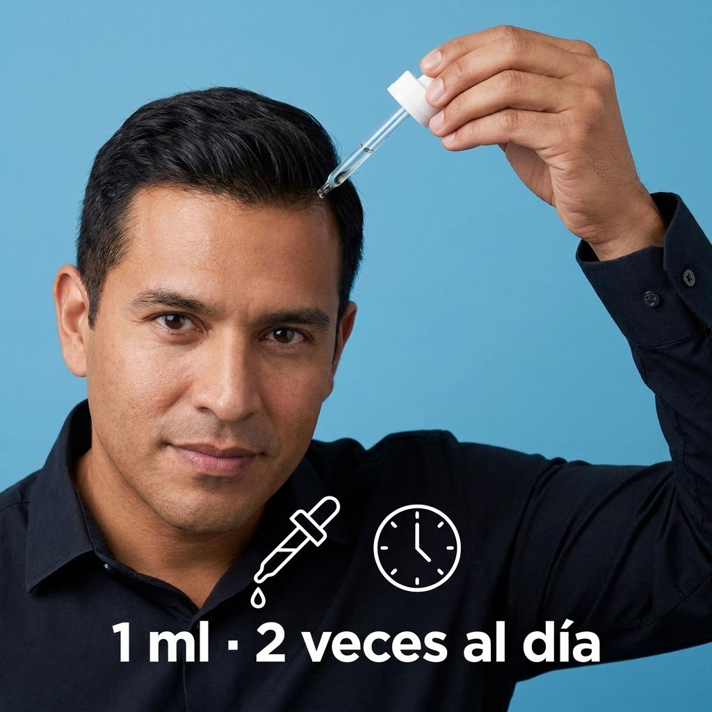 Minoxidil Topical Kirkland USA al 5% x60ml — Modo de uso