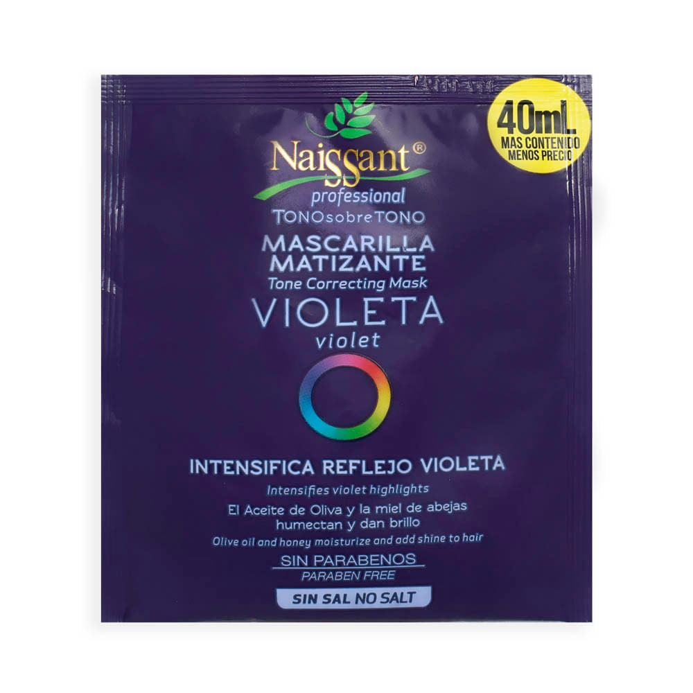 Mascarilla Capilar Matizante Naissant Violeta