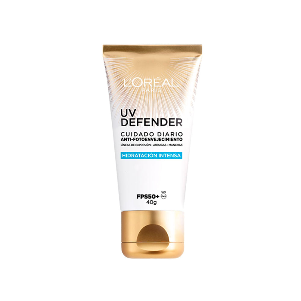 Crema Facial L'Oreal Hidratación Intensa Uv Defender