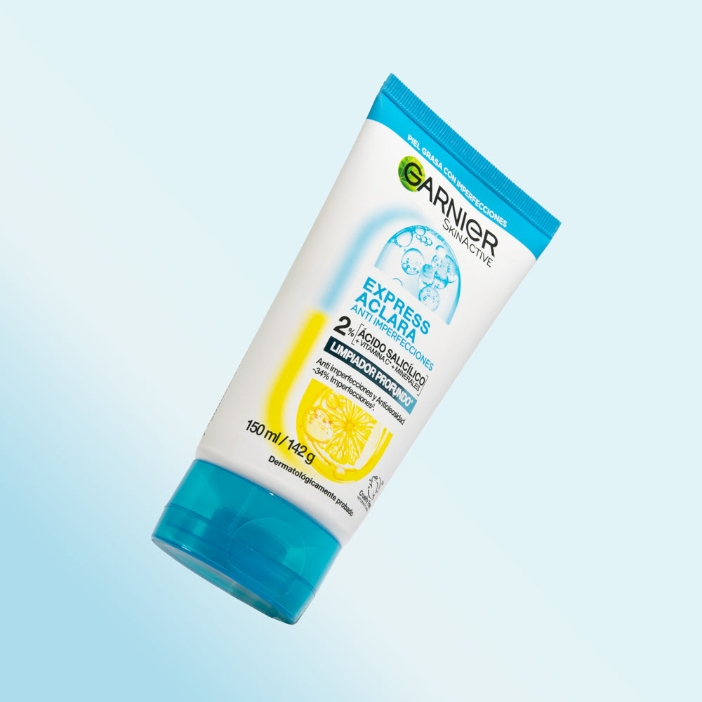 Limpiador Exfoliante Garnier Express Aclara Anti Imperfecciones 150ml