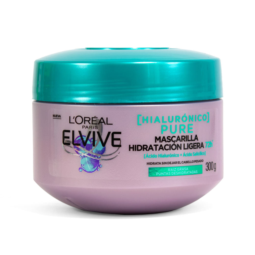 Mascarilla Capilar Hialuronico Pure Elvive 300g
