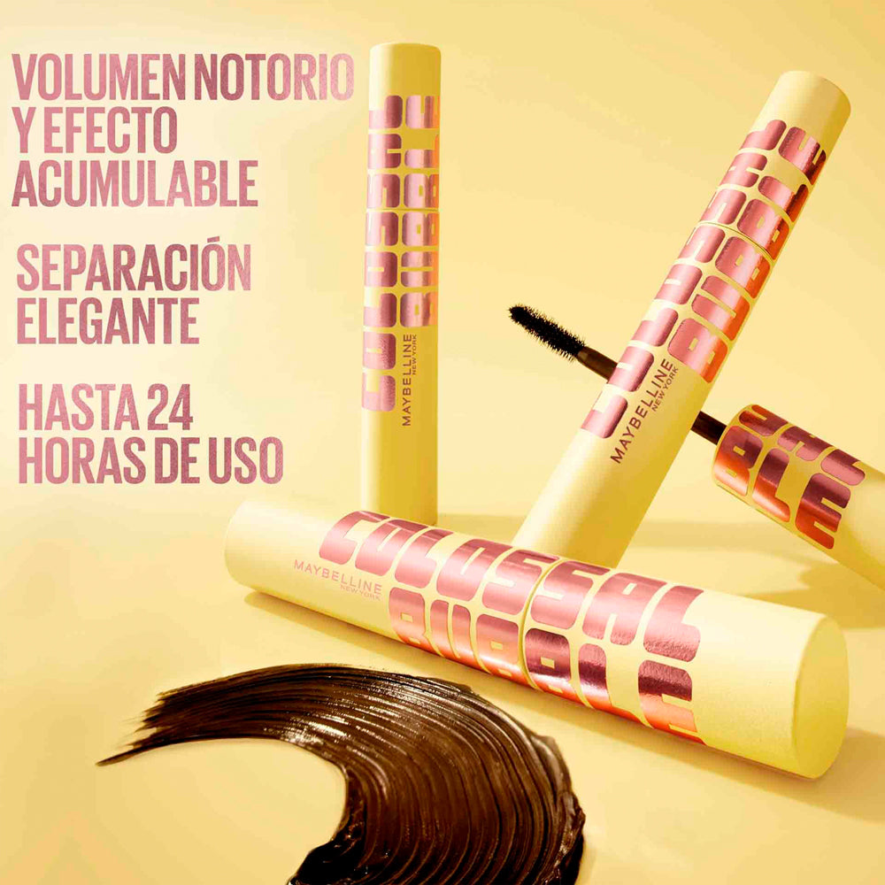 Pestañina Maybelline Colossal Bubble Wsh  Very Black 8.75ml