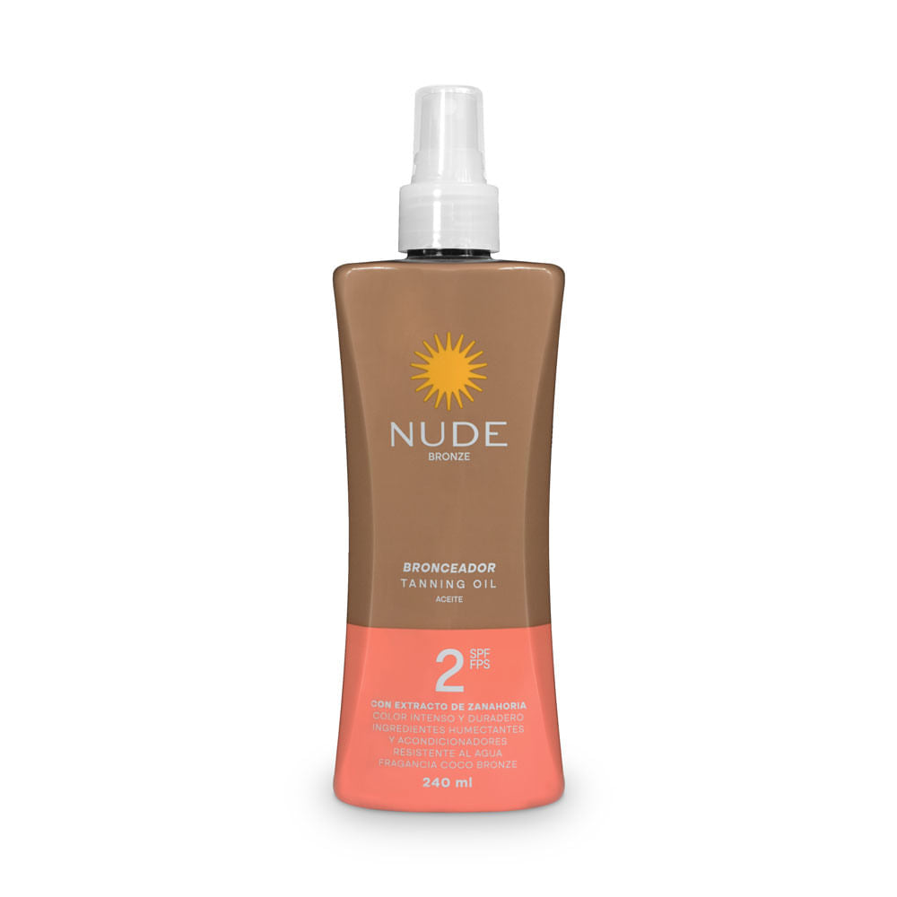 Aceite Bronceador Nude 2FPS