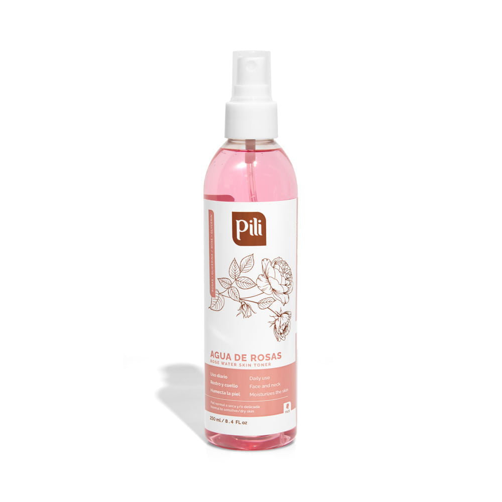 Tonico Facial Agua de Rosas Pili x250ml
