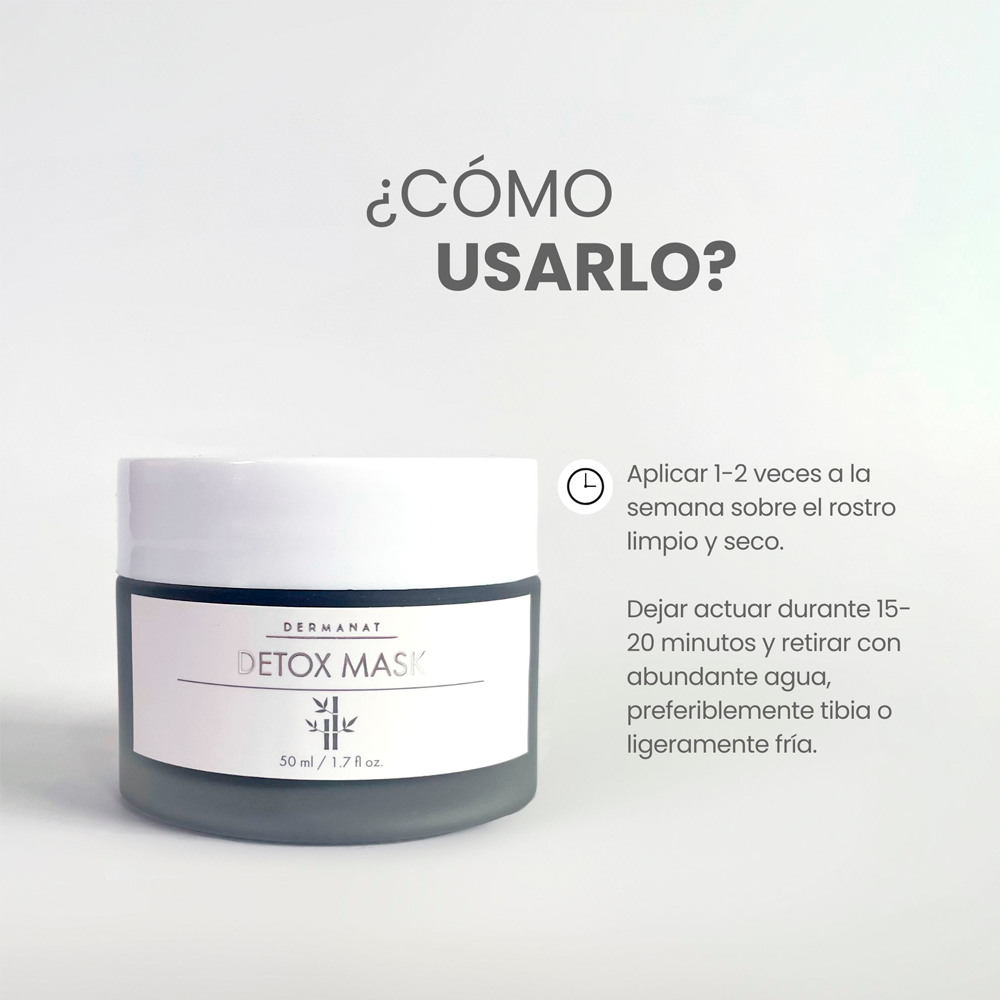 Mascarilla Détox Dermanat Carbón Activado x50g