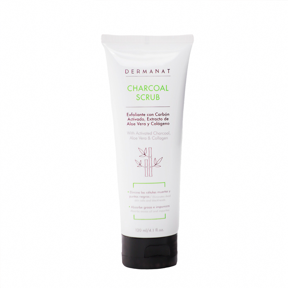 Exfoliante Dermanat de Carbón Activado x120ml