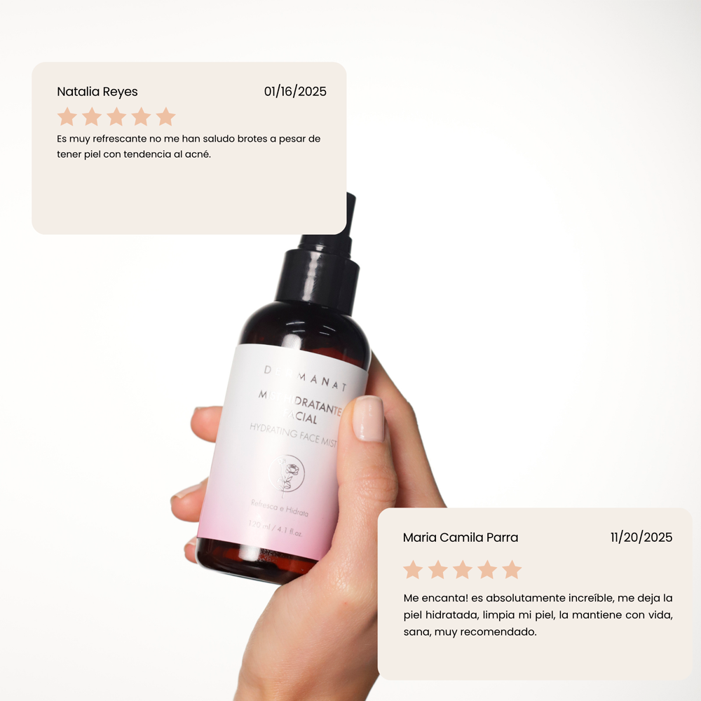 Mist Facial Hidratante Dermanat x120ml