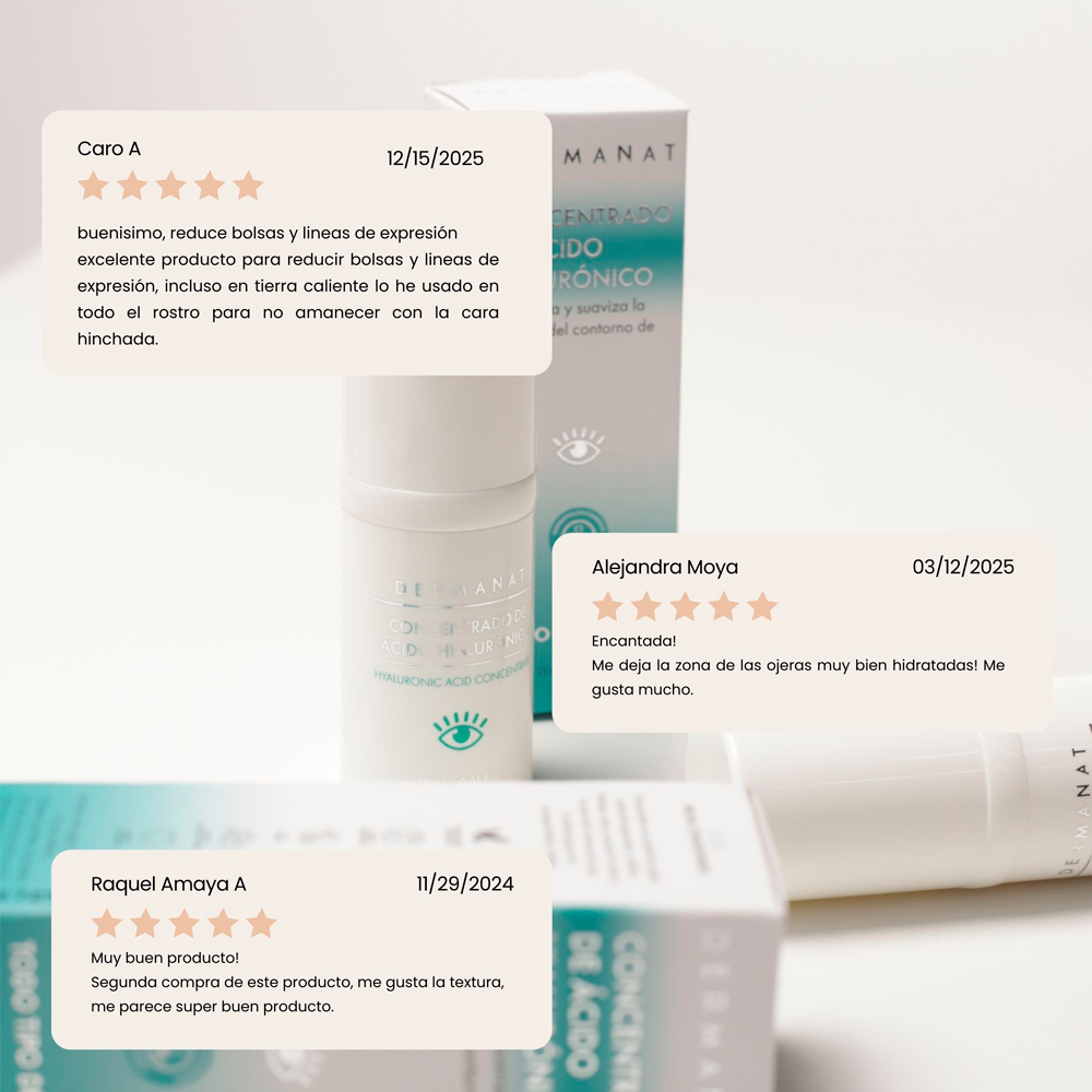 Concentrado Ácido Hialurónico Dermanat x15ml