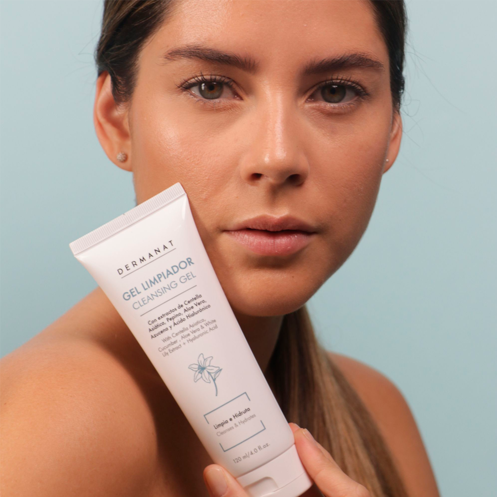 Gel Limpiador Dermanat Ácido Hialurónico x120ml
