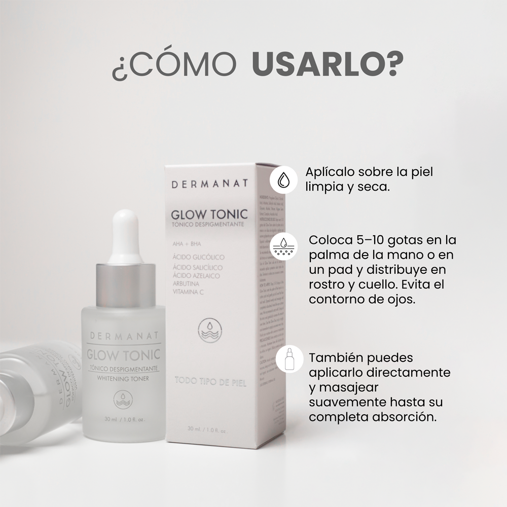 Tónico Despigmentante Dermanat Glow Tonic x30ml