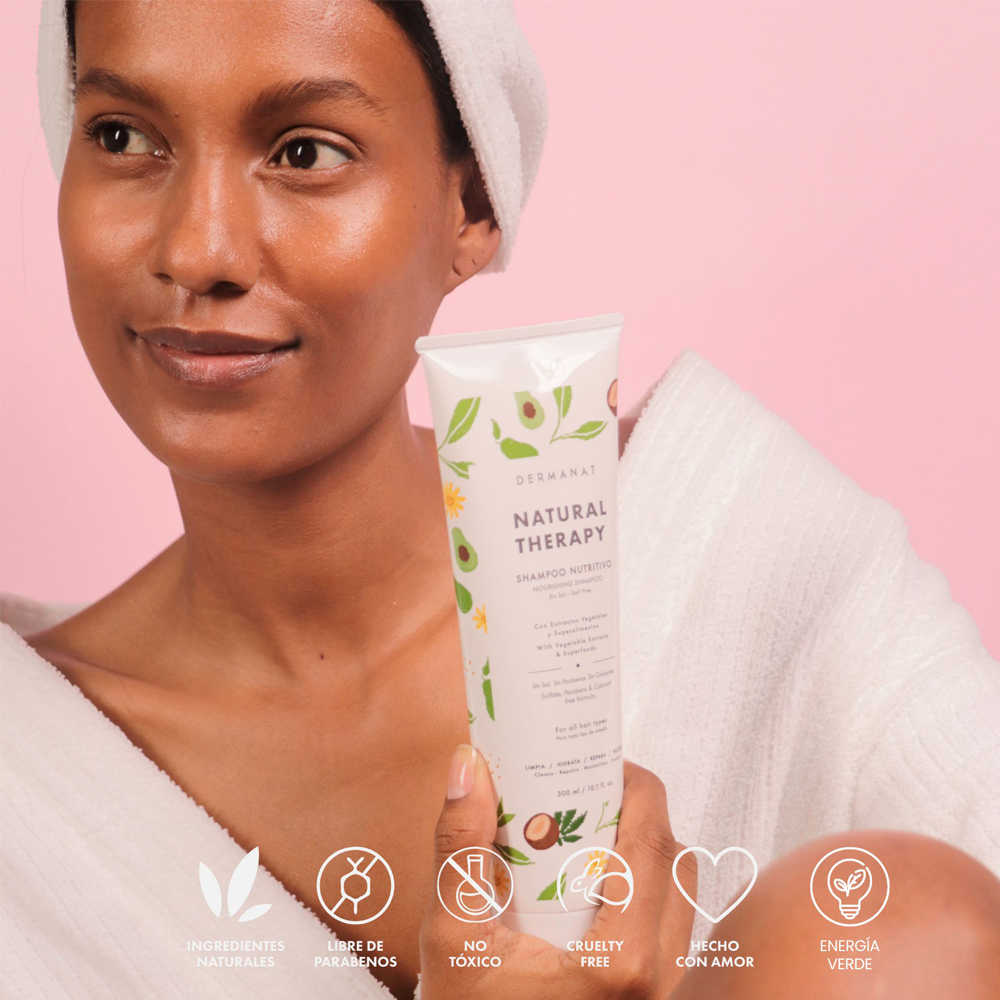 Shampoo Dermanat Natural Therapy x300ml