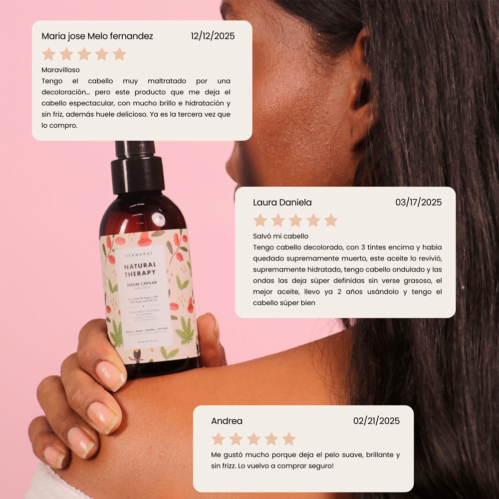 Serum Capilar Dermanat Natural Therapy x120ml