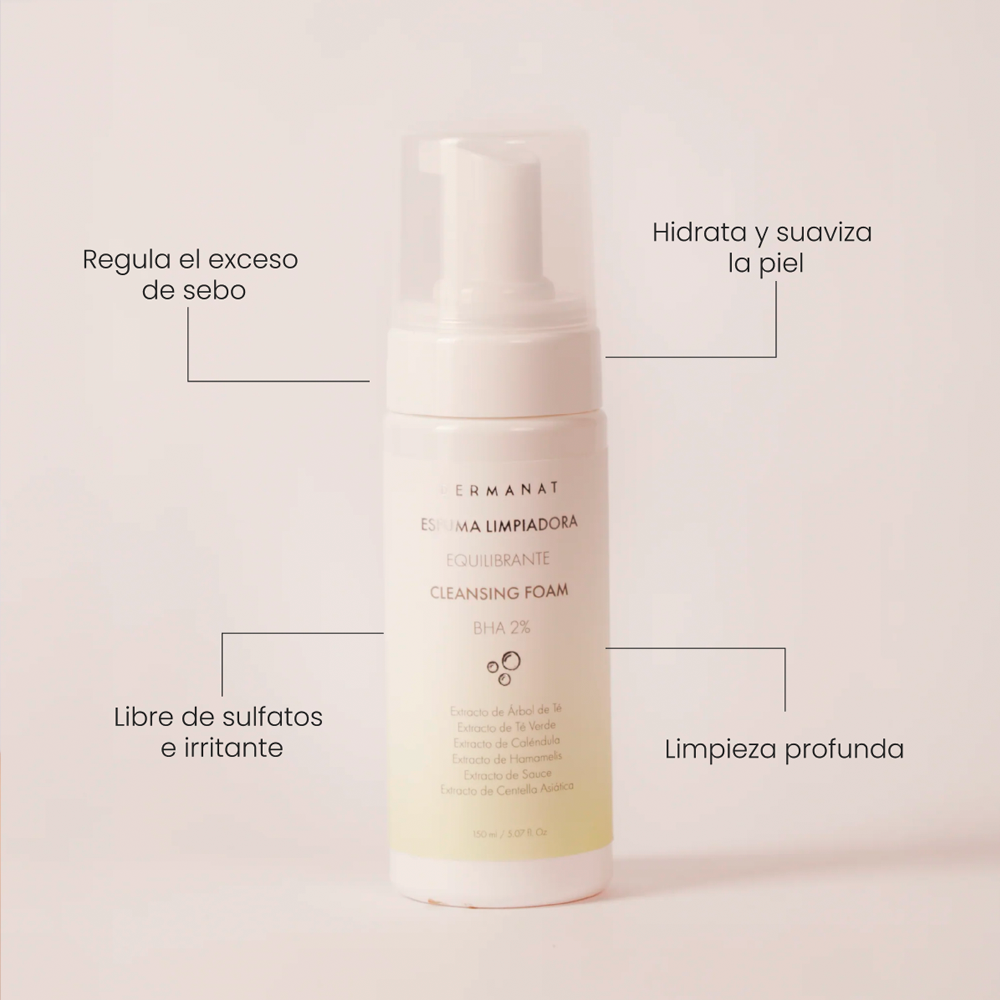 Espuma Equilibrante Dermanat 150ml