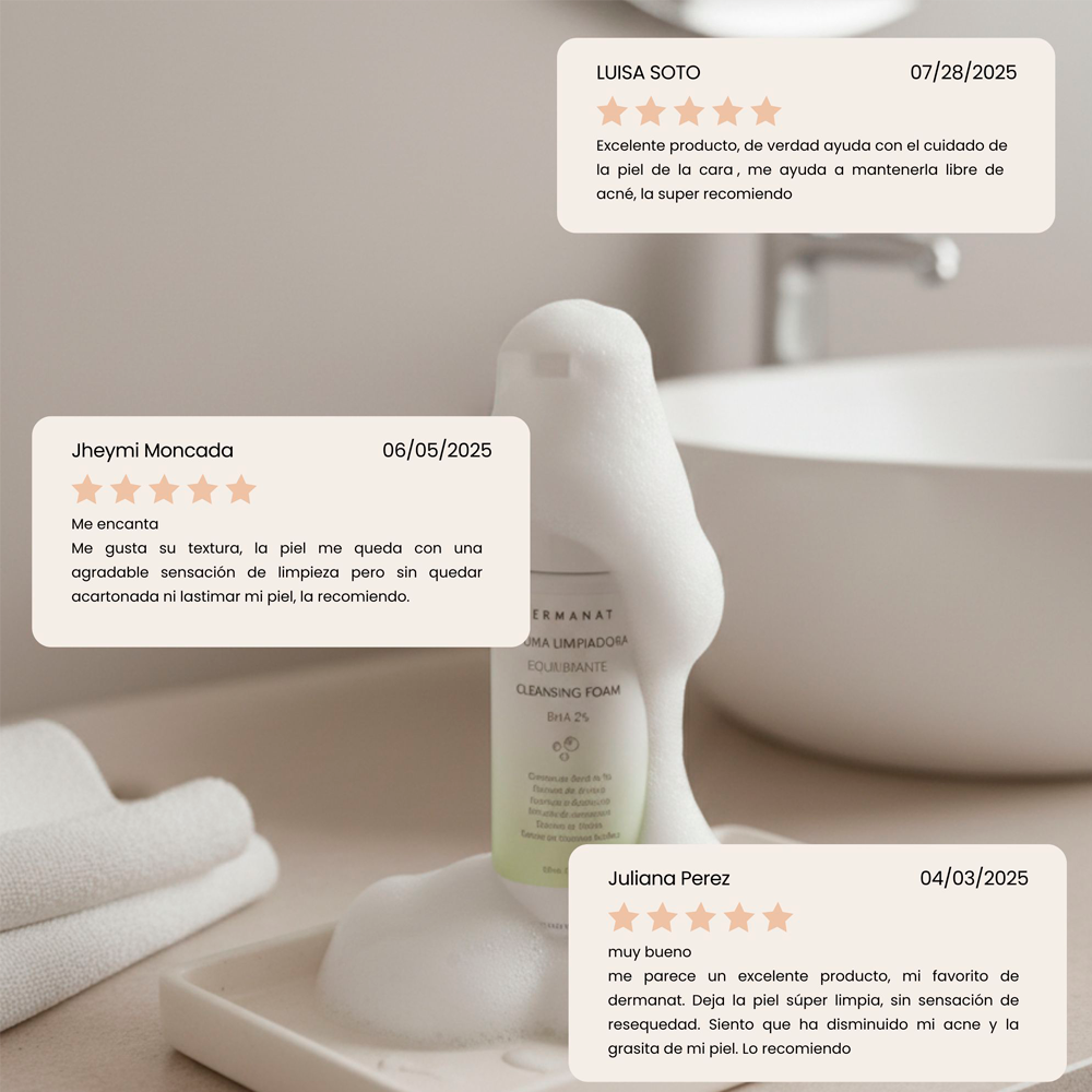 Espuma Equilibrante Dermanat 150ml