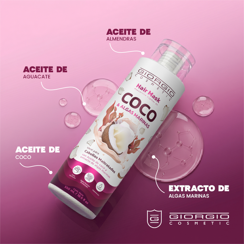 Mascarilla Capilar Giorgio Coco y Algas Marinas