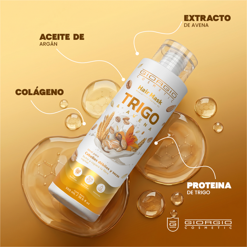 Mascarilla Capilar Trigo y Avena Giorgio