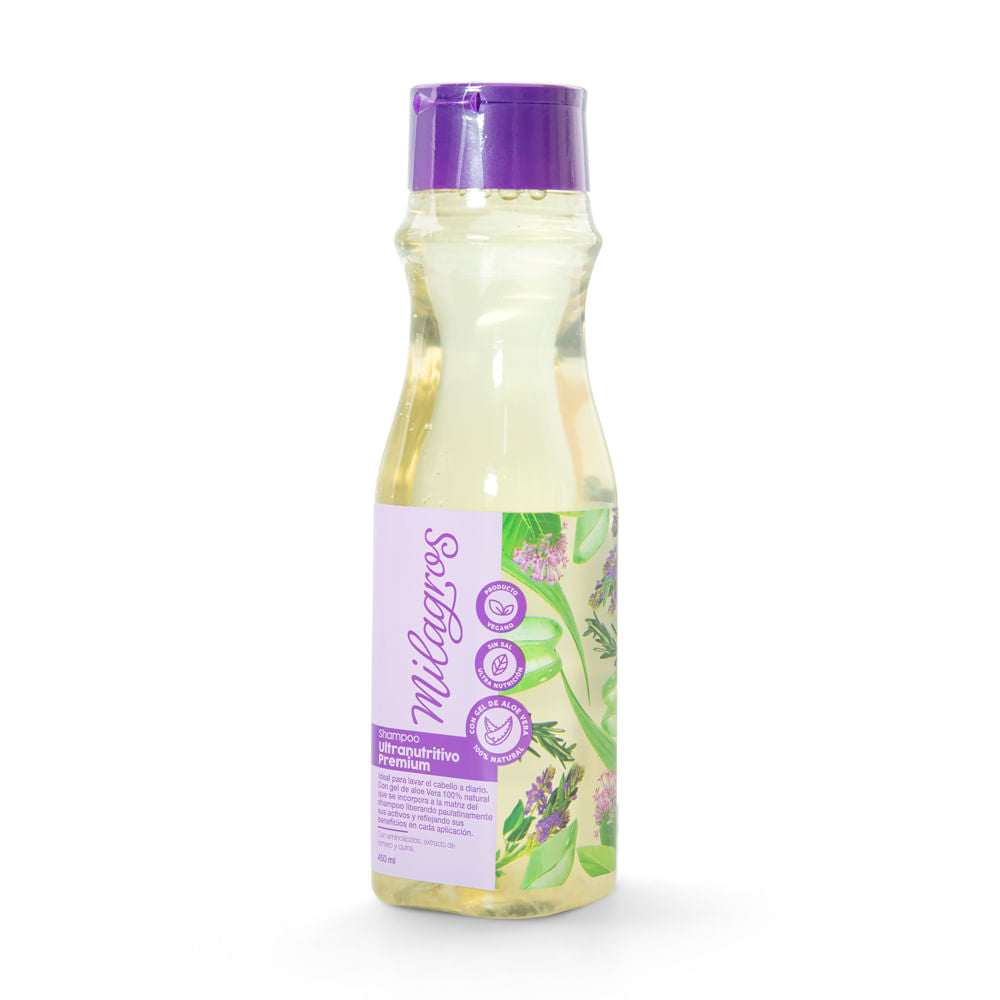 Shampoo ultranutritivo Milagros x450ml