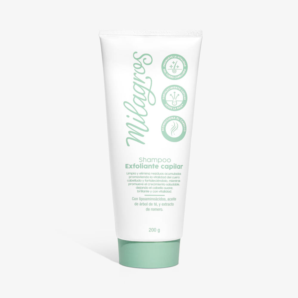 Shampoo exfoliante capilar Milagros x200g