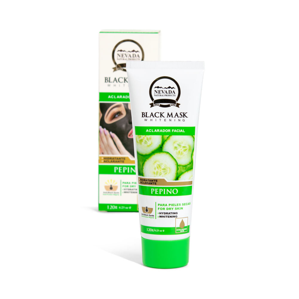 Mascarilla Facial Negra Nevada Pepino x120g
