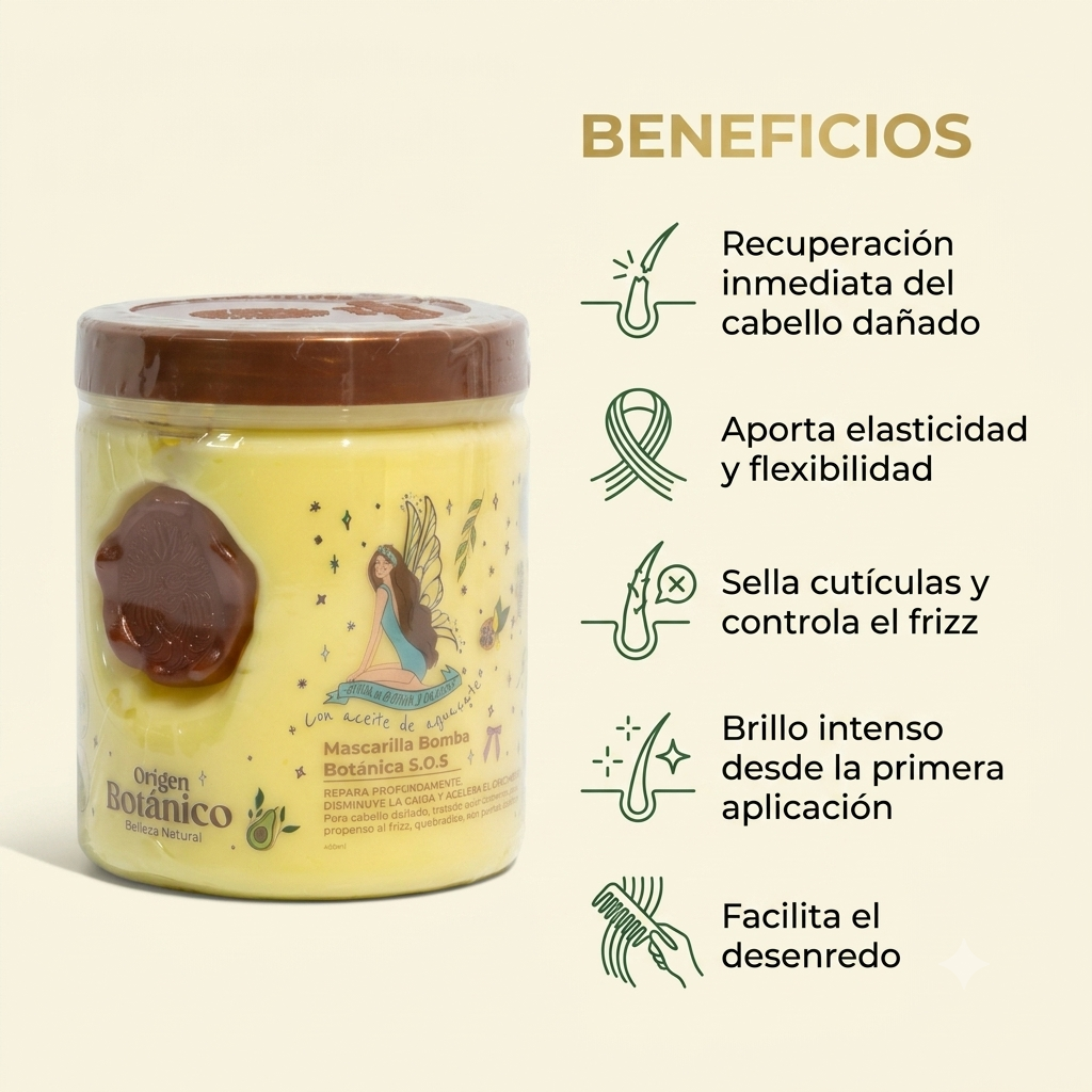 Mascarilla Bomba Botanica S.O.S Ritual Botanico